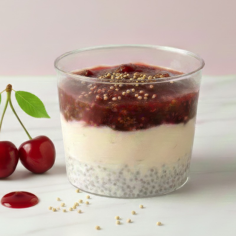 Sour Cherry Coconut Soslu Quinoa Cup